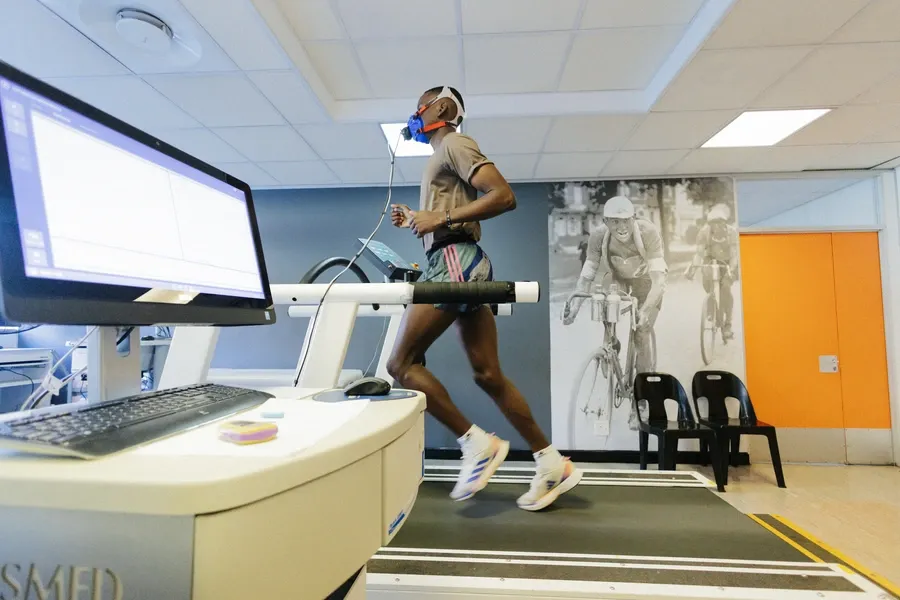 Complete running metabolic assessment on treadmill